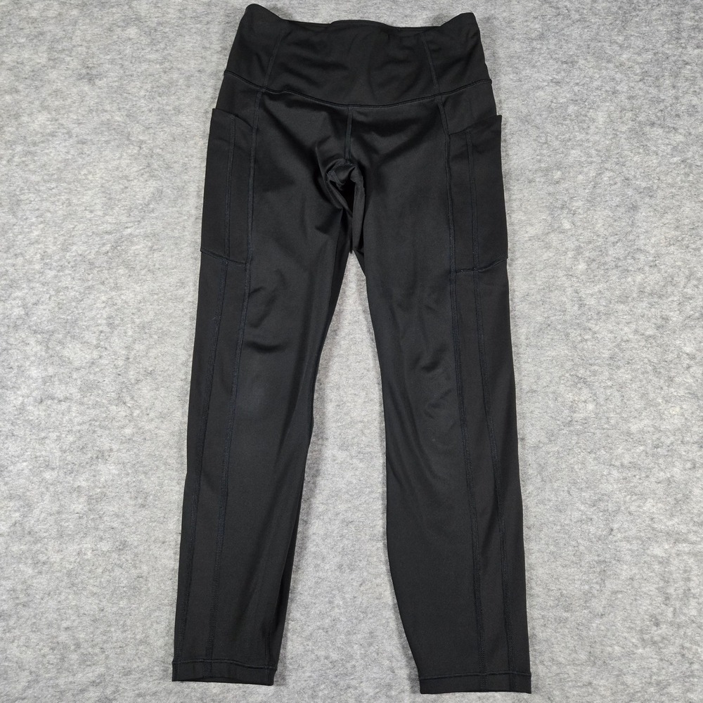 Athleta Womens Black Ultimate Stash 7/8 Tight Athletic Leggings S